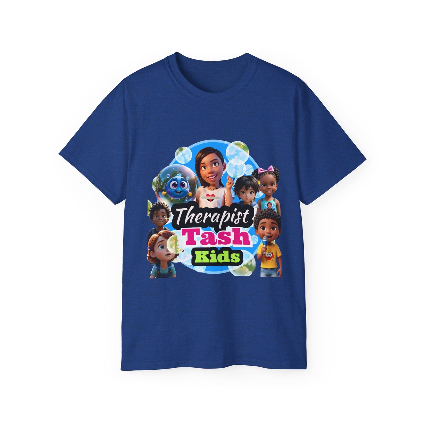 "Therapist Tash Kids" with Friends - Adult T-Shirt