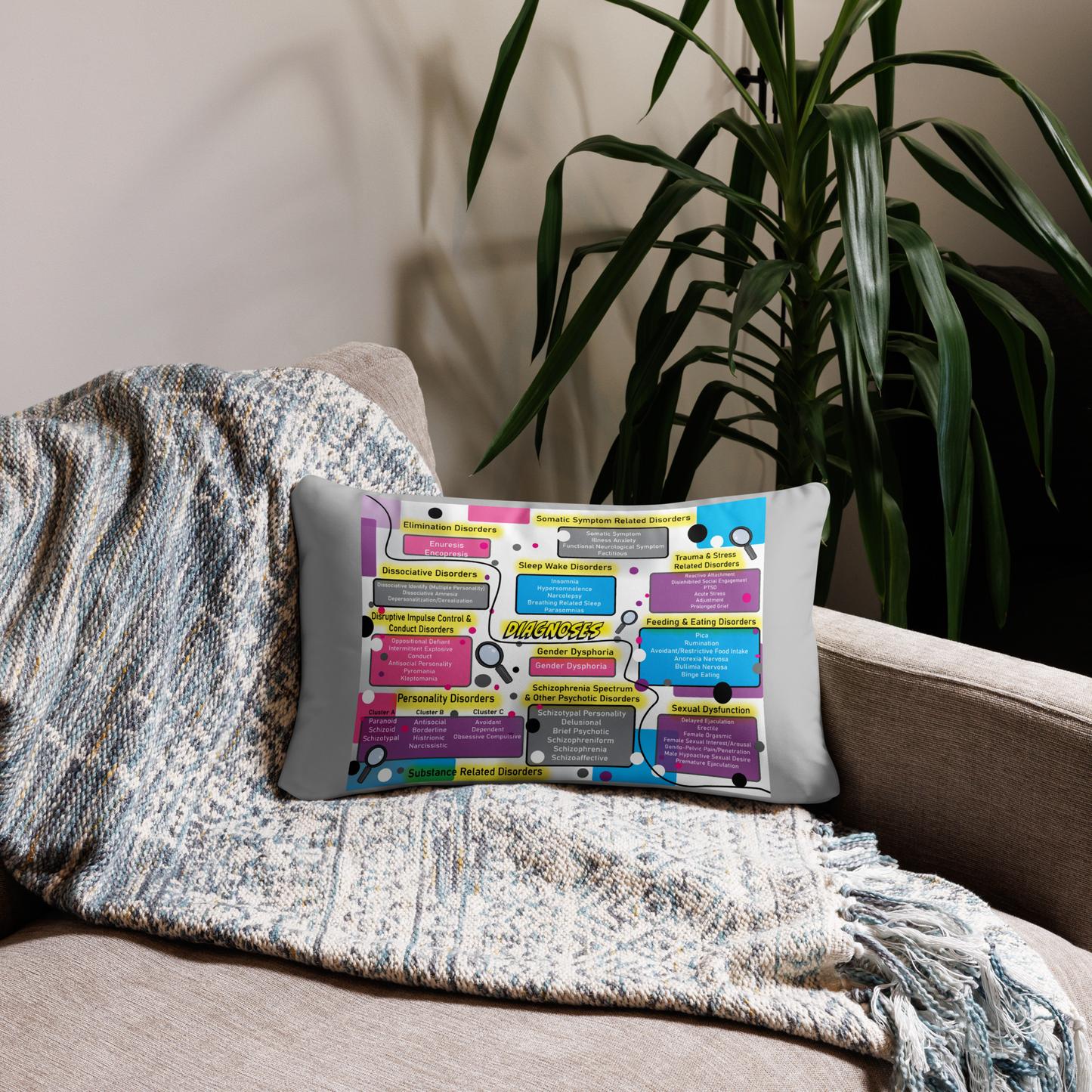 Diagnoses Study Pillow