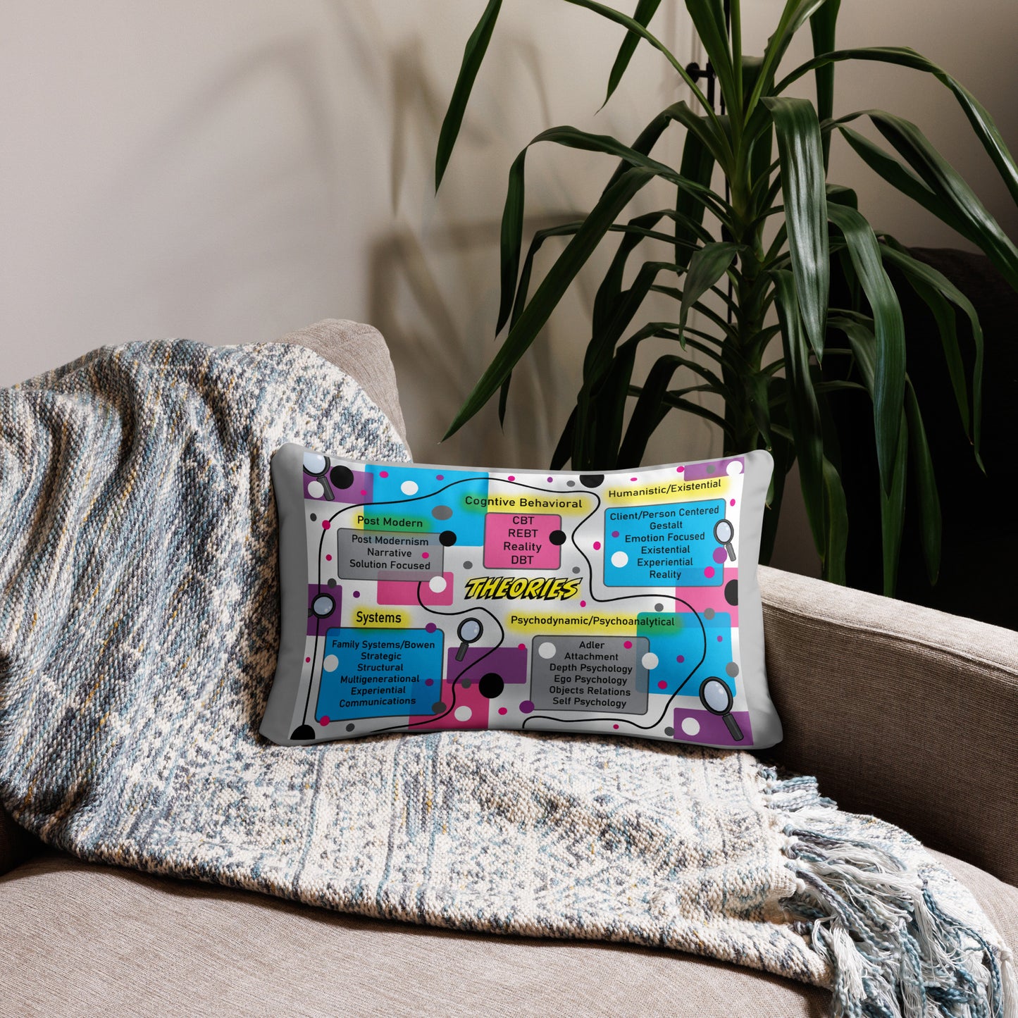 Mental Health Theory Pillow