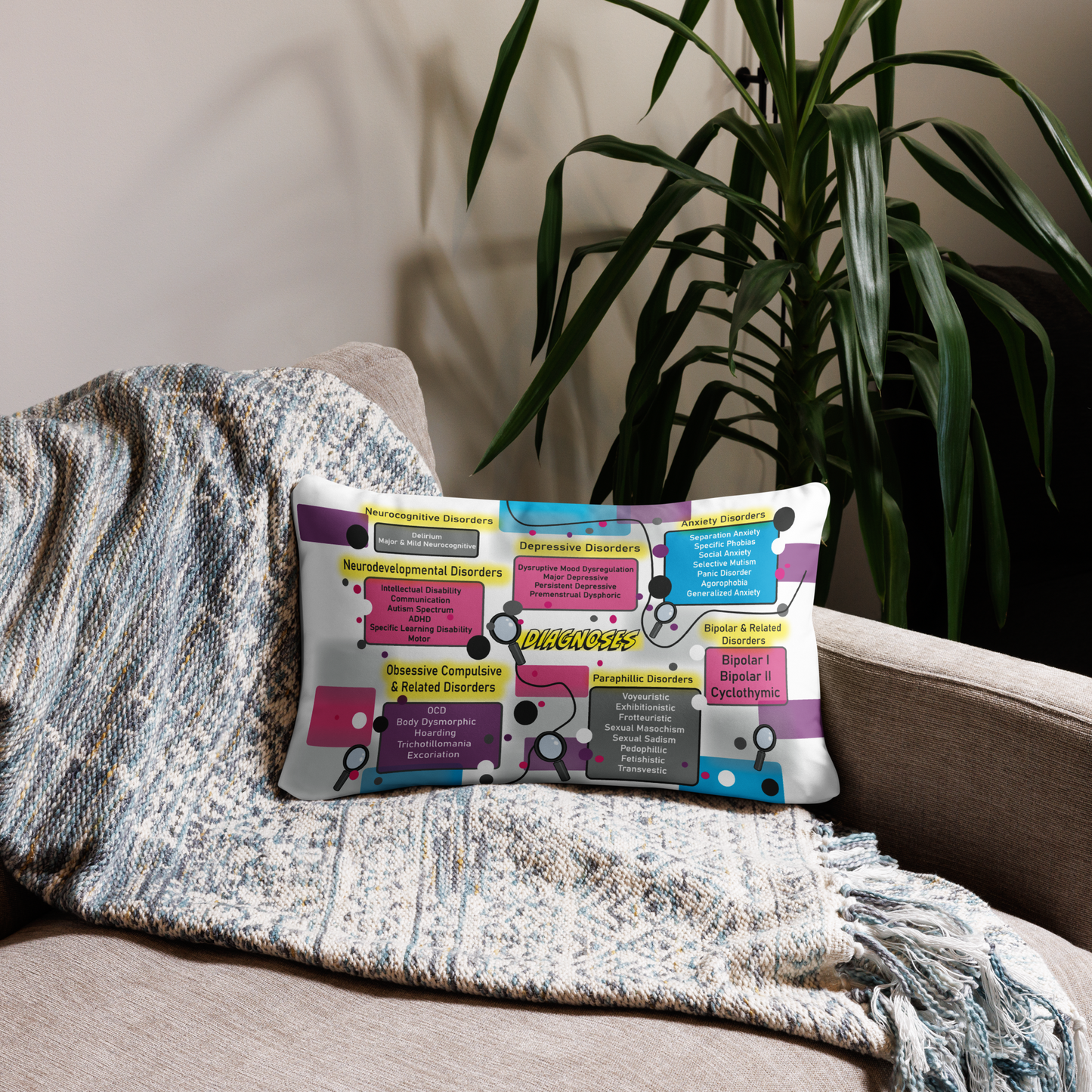 Diagnoses Study Pillow