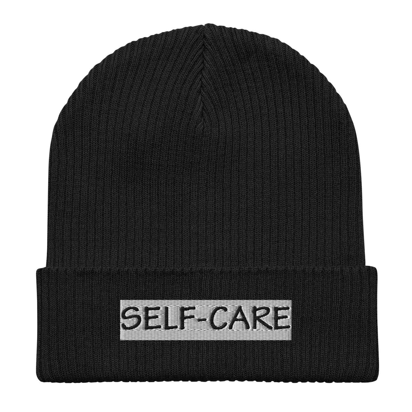 Self-Care Organic Ribbed Beanie