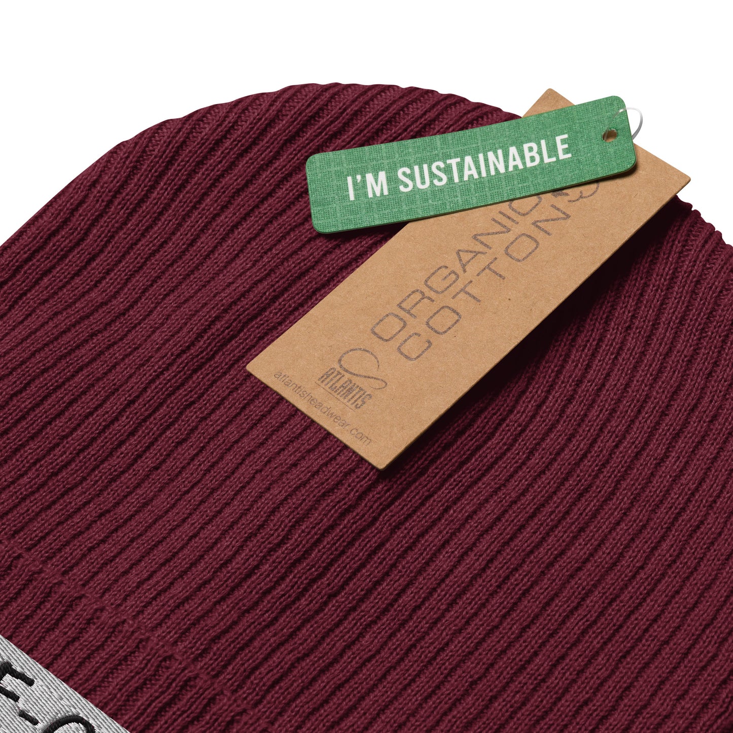 Self-Care Organic Ribbed Beanie
