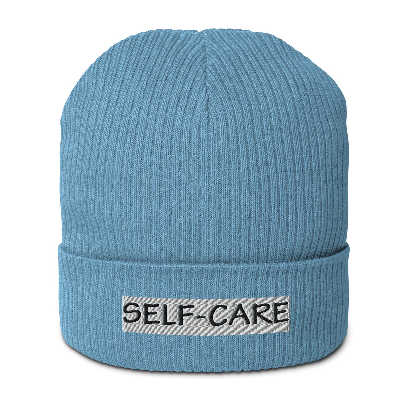 Self-Care Organic Ribbed Beanie