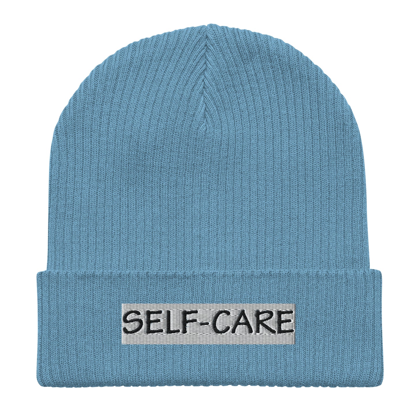 Self-Care Organic Ribbed Beanie
