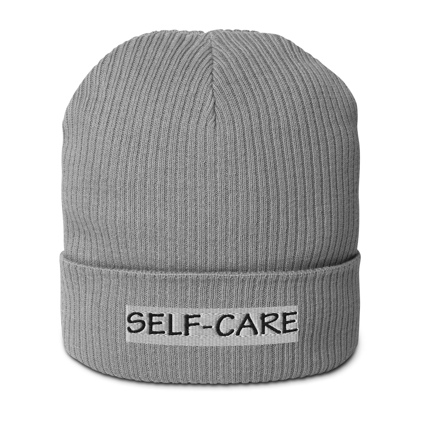 Self-Care Organic Ribbed Beanie