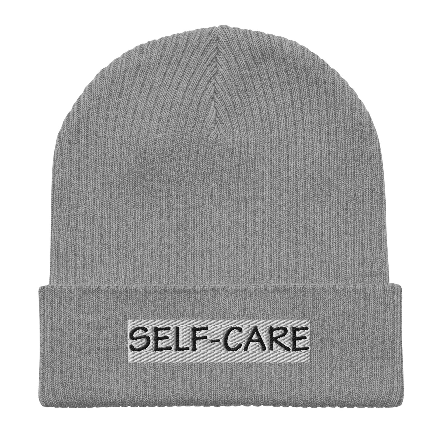 Self-Care Organic Ribbed Beanie