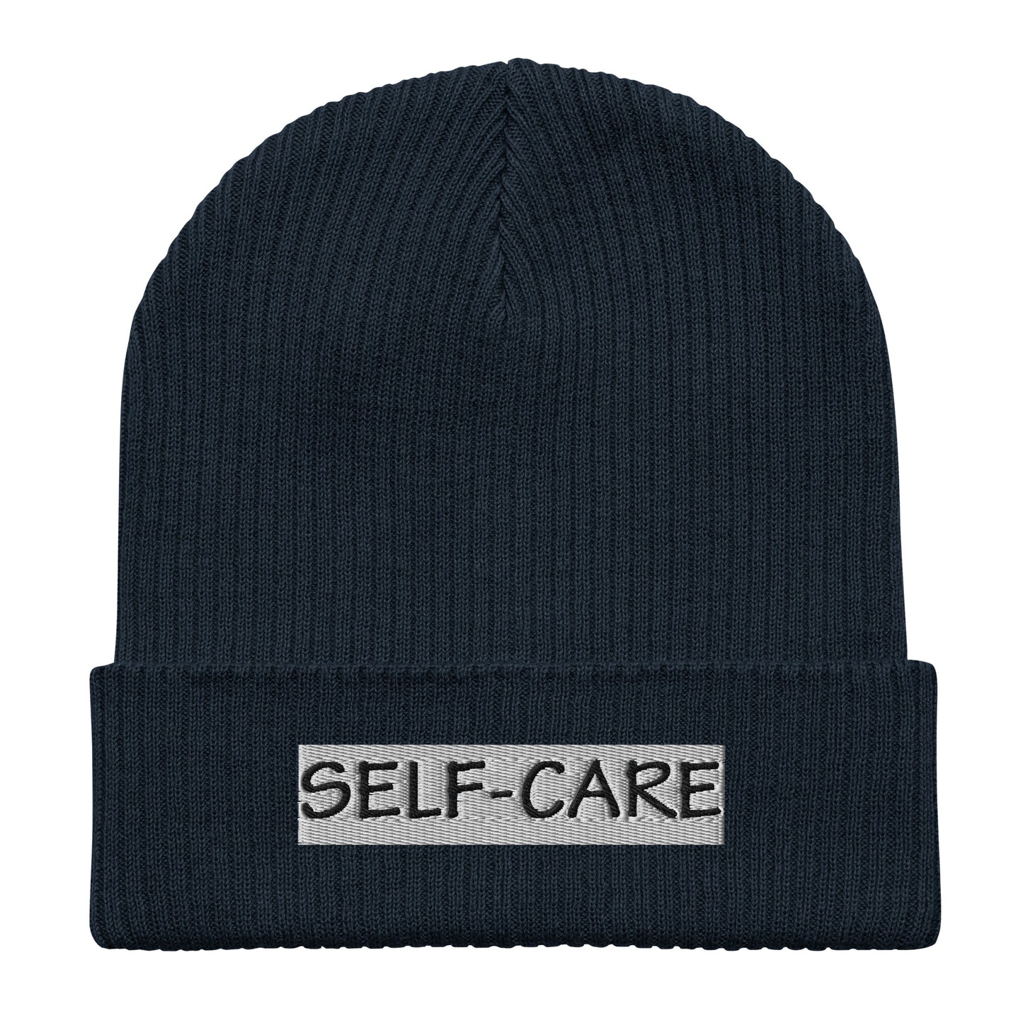 Self-Care Organic Ribbed Beanie