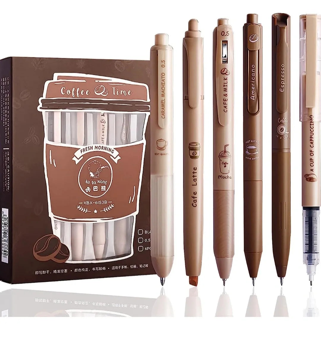 Coffee Time Ballpoint Pens