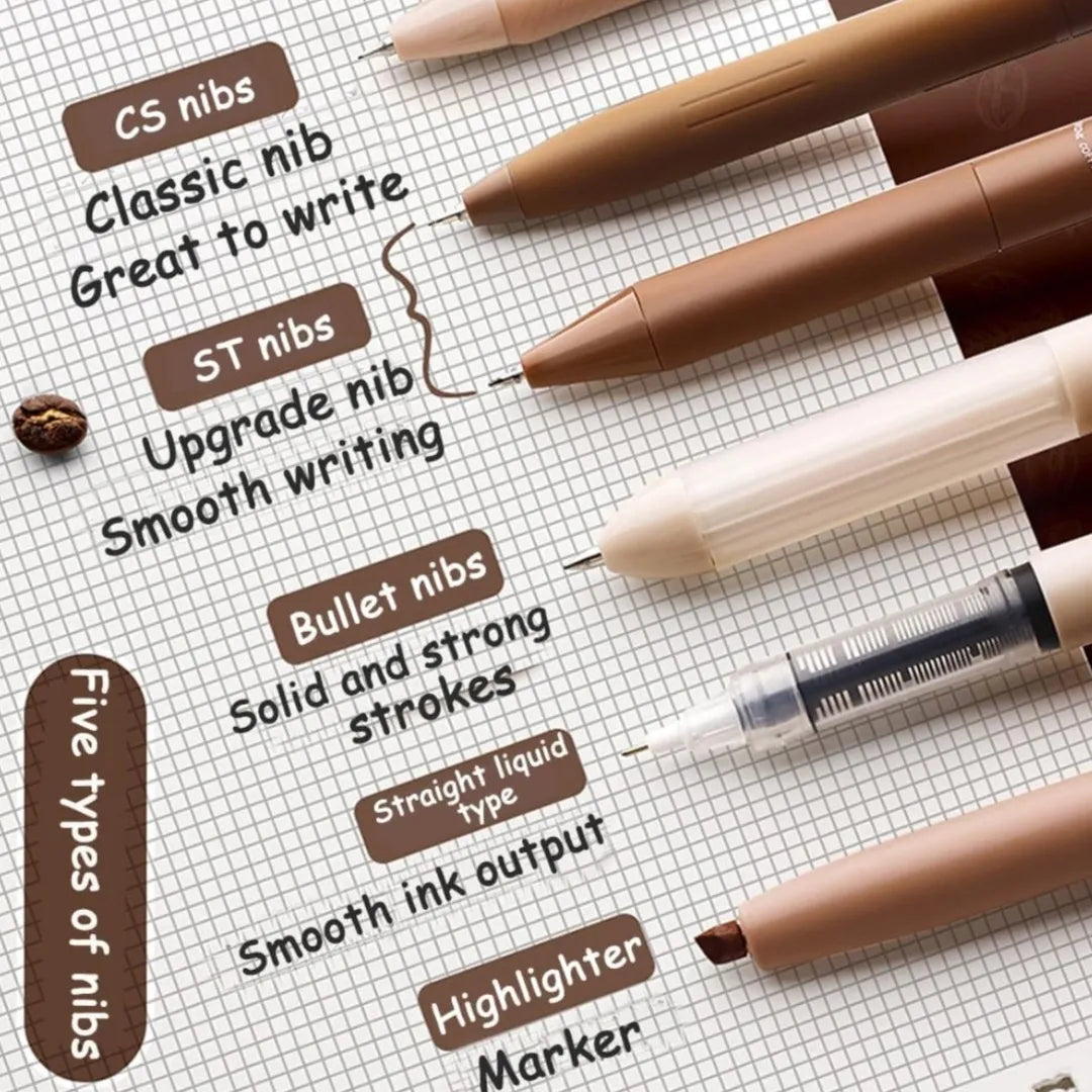 Coffee Time Ballpoint Pens