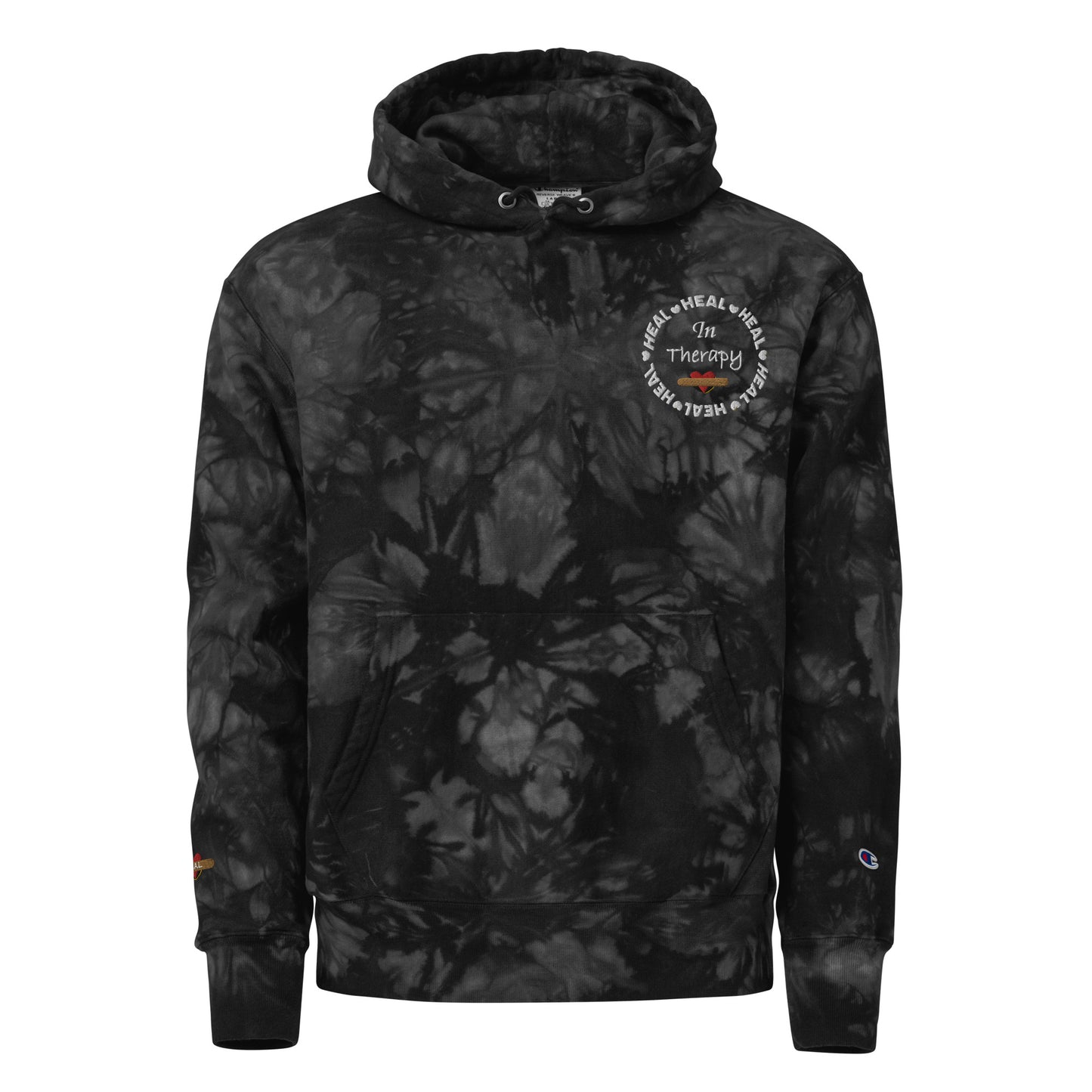 HEAL in Therapy Champion Unisex Tie-Dye Hoodie