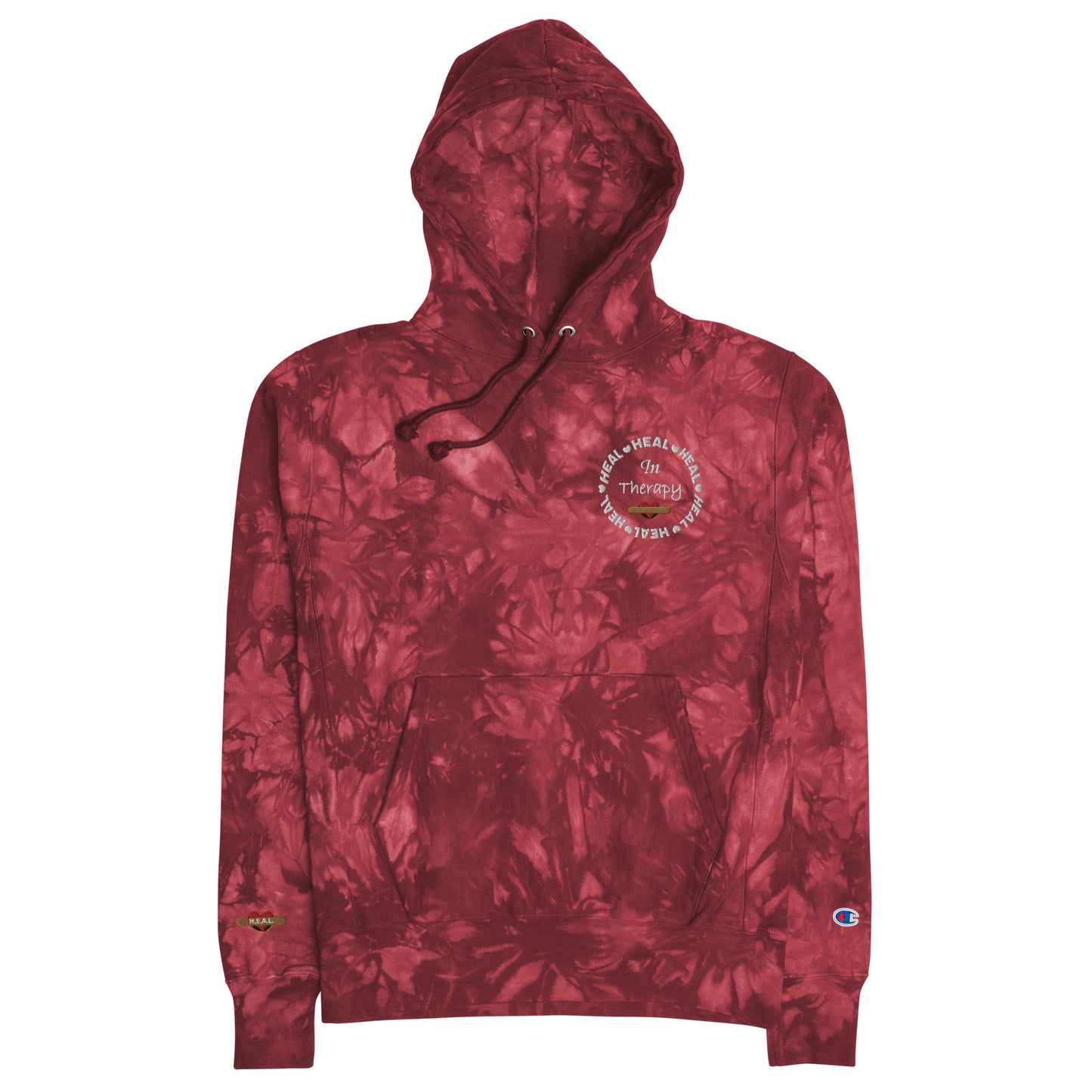 HEAL in Therapy Champion Unisex Tie-Dye Hoodie