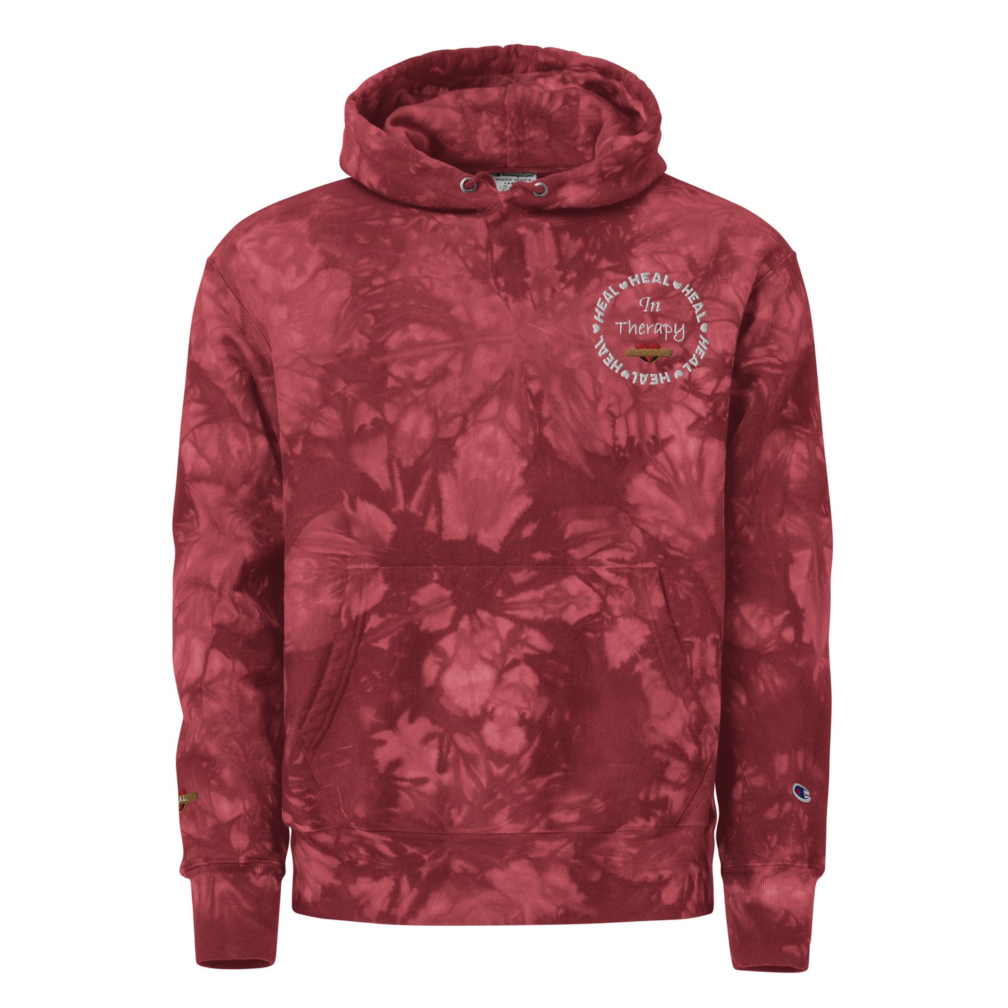 HEAL in Therapy Champion Unisex Tie-Dye Hoodie