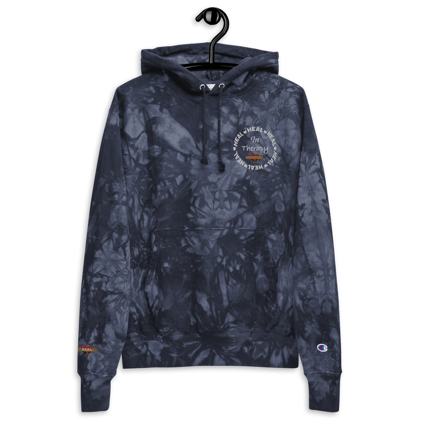 HEAL in Therapy Champion Unisex Tie-Dye Hoodie