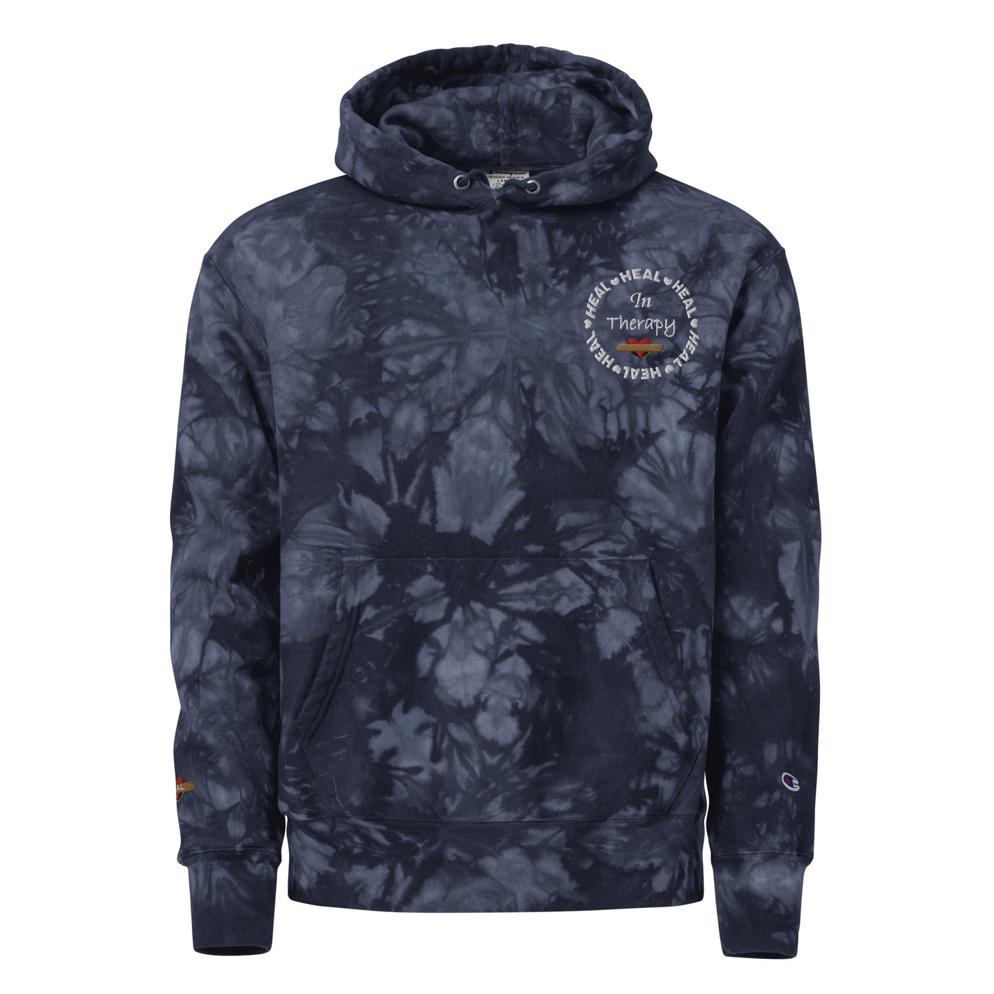 HEAL in Therapy Champion Unisex Tie-Dye Hoodie