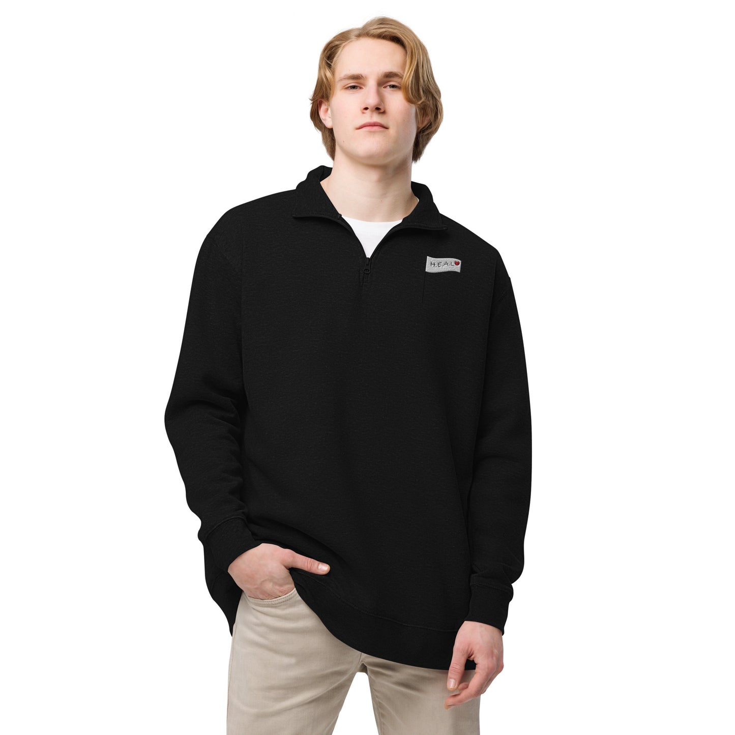 White Flag Unisex Fleece Pullover