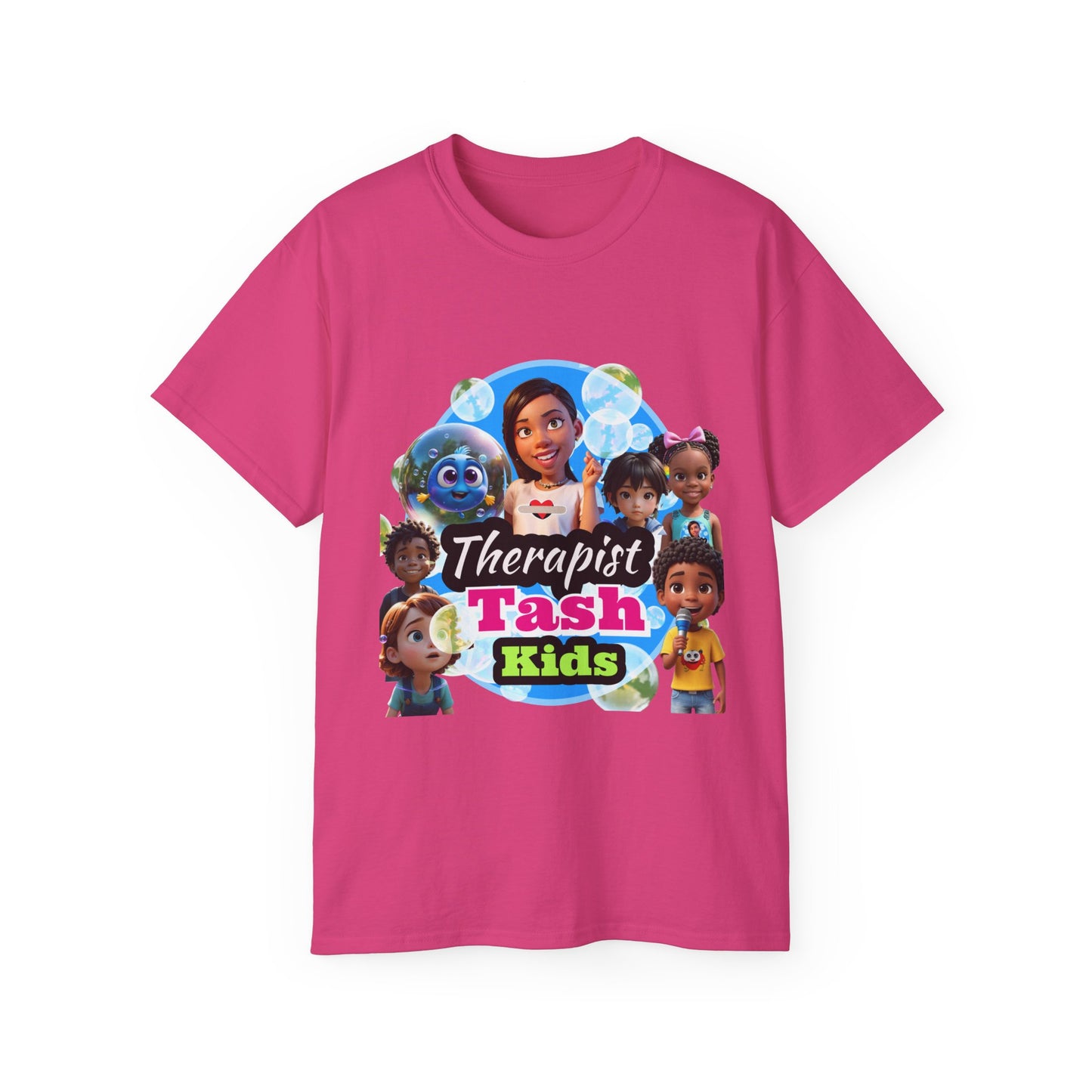 "Therapist Tash Kids" with Friends - Adult T-Shirt
