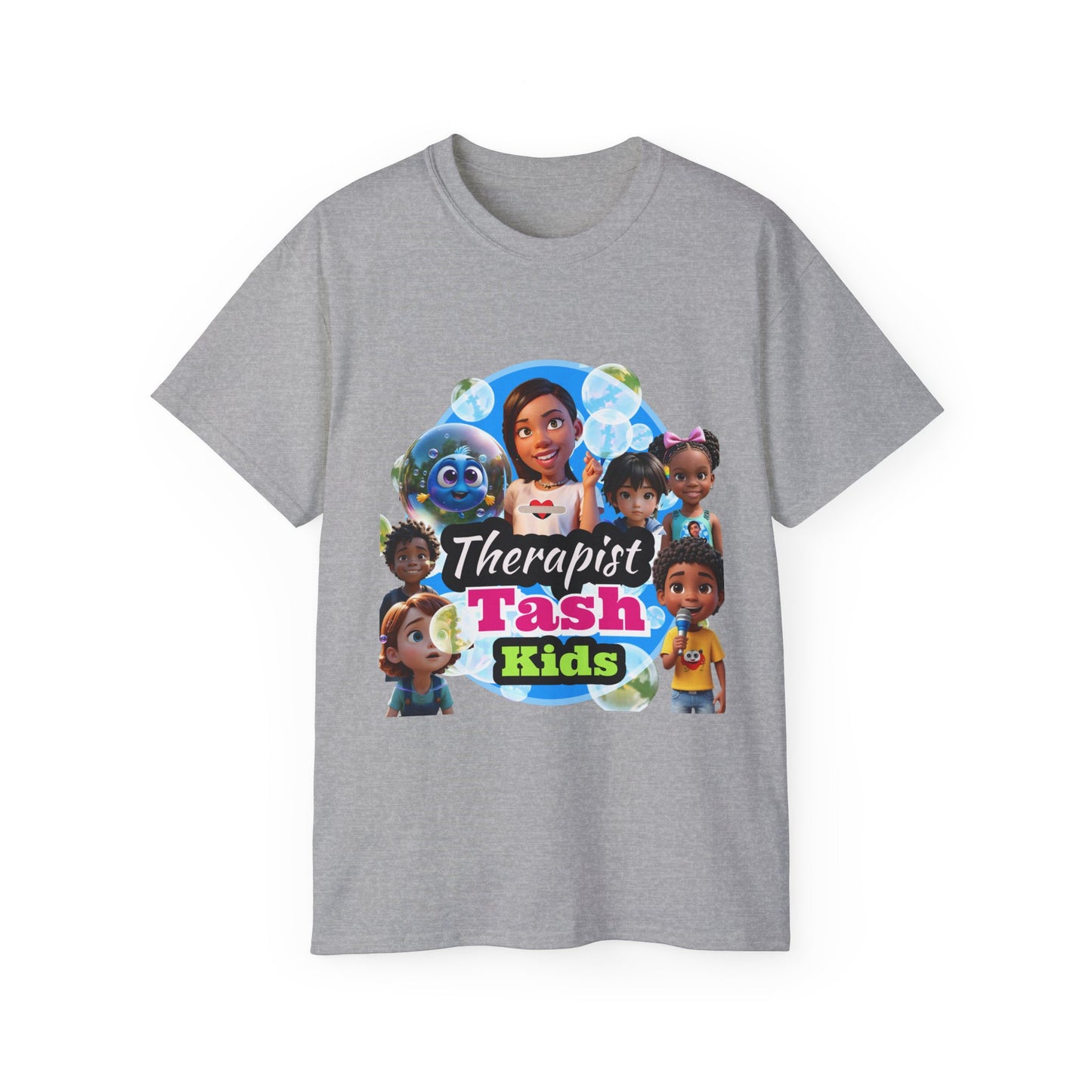 "Therapist Tash Kids" with Friends - Adult T-Shirt