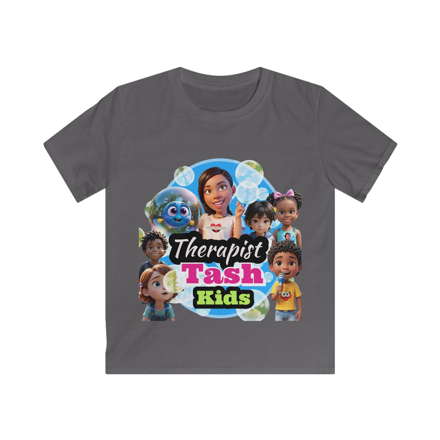 "Therapist Tash Kids" with Friends - Kids T-Shirt