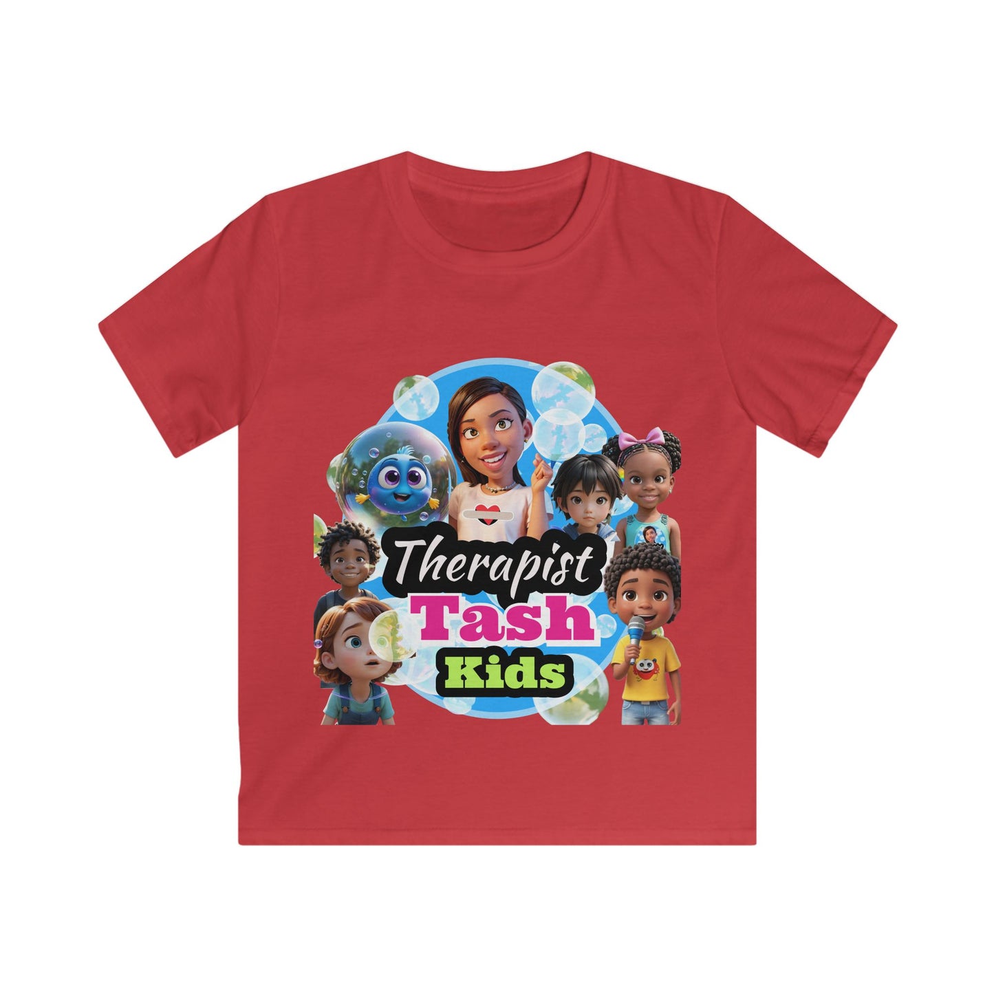 "Therapist Tash Kids" with Friends - Kids T-Shirt