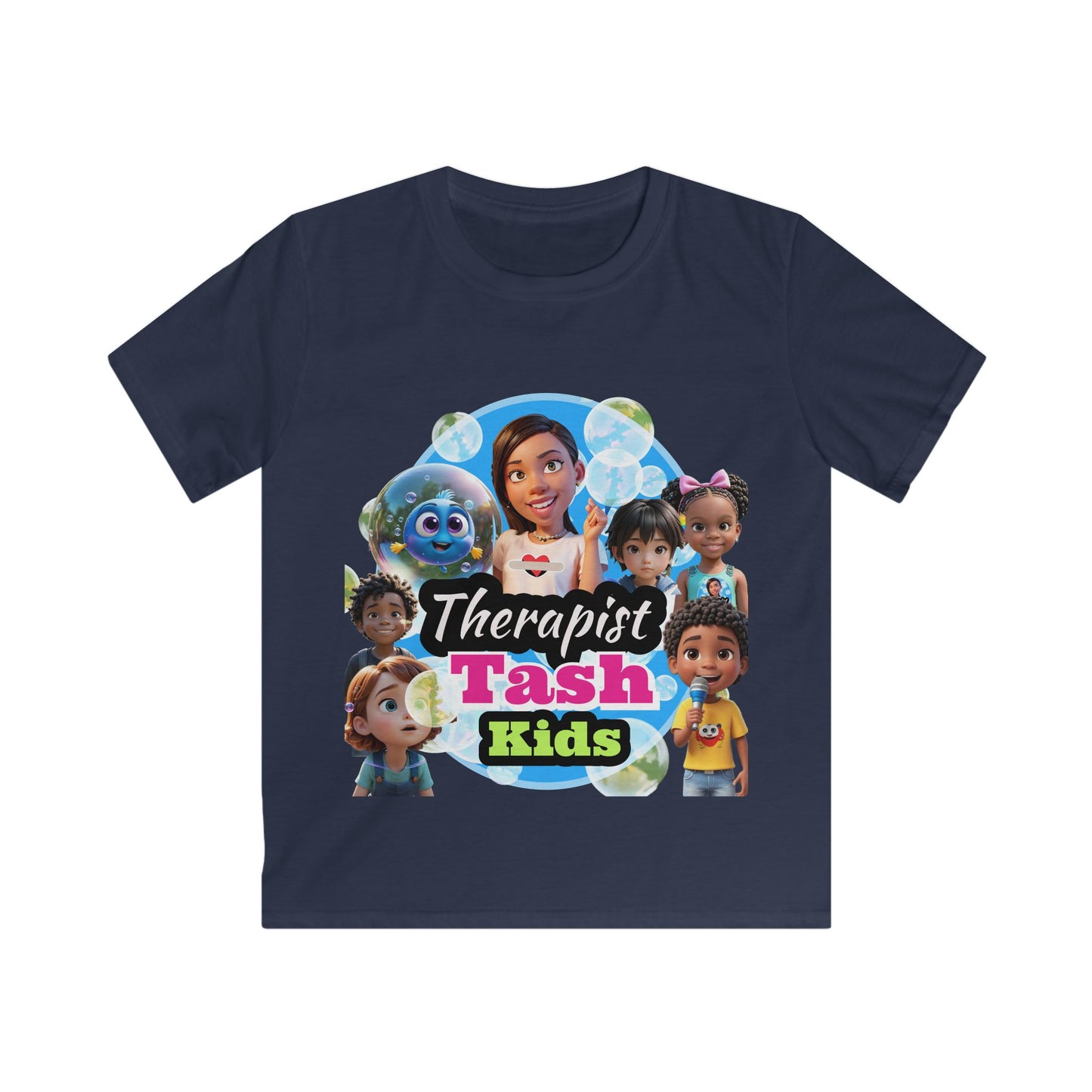 "Therapist Tash Kids" with Friends - Kids T-Shirt