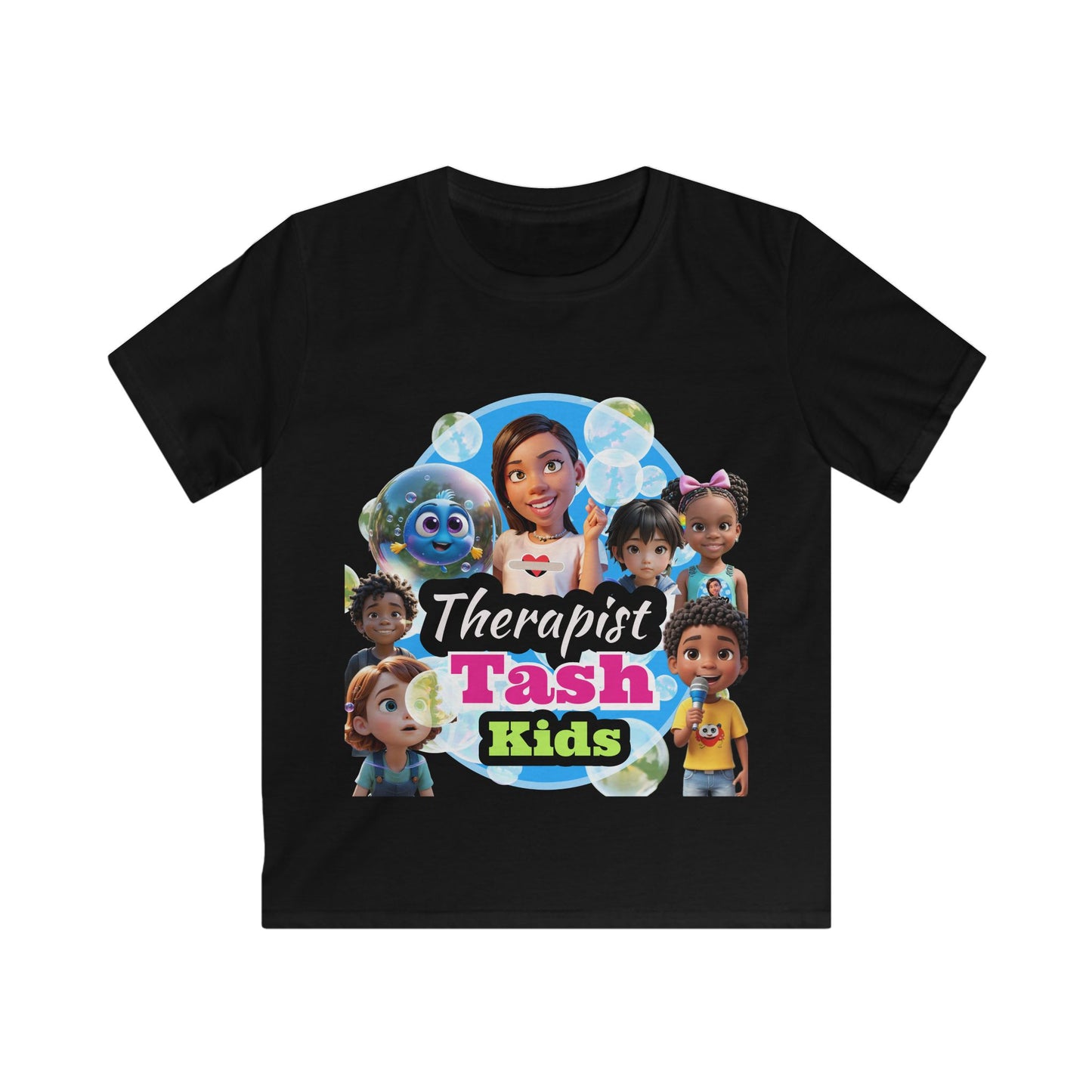 "Therapist Tash Kids" with Friends - Kids T-Shirt