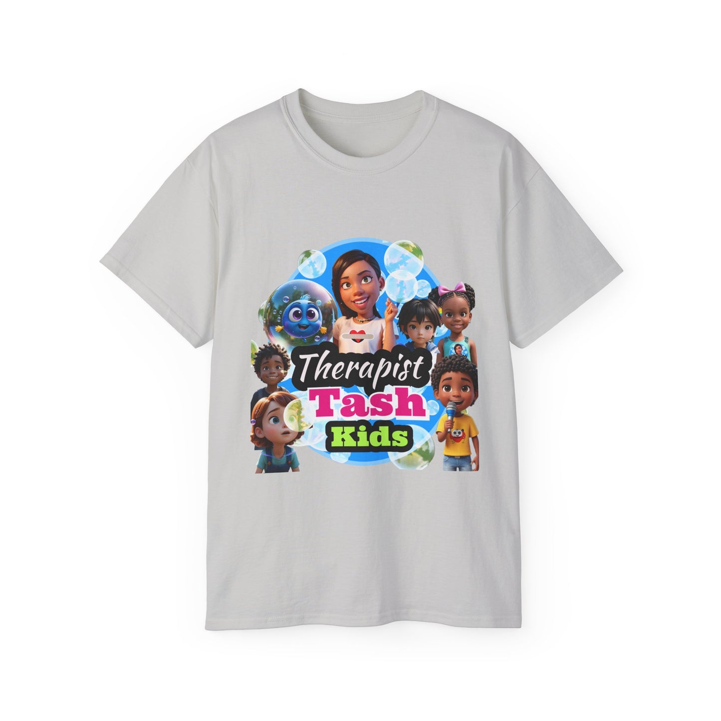 "Therapist Tash Kids" with Friends - Adult T-Shirt