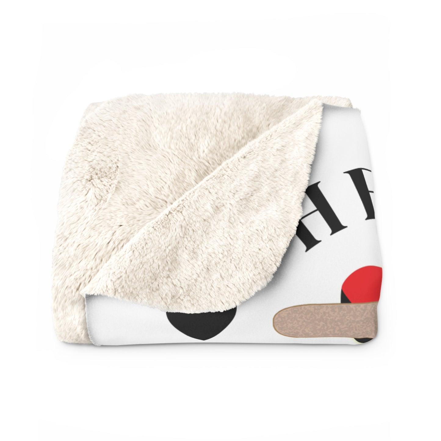 "HEAL" Cozy Sherpa Fleece Blanket