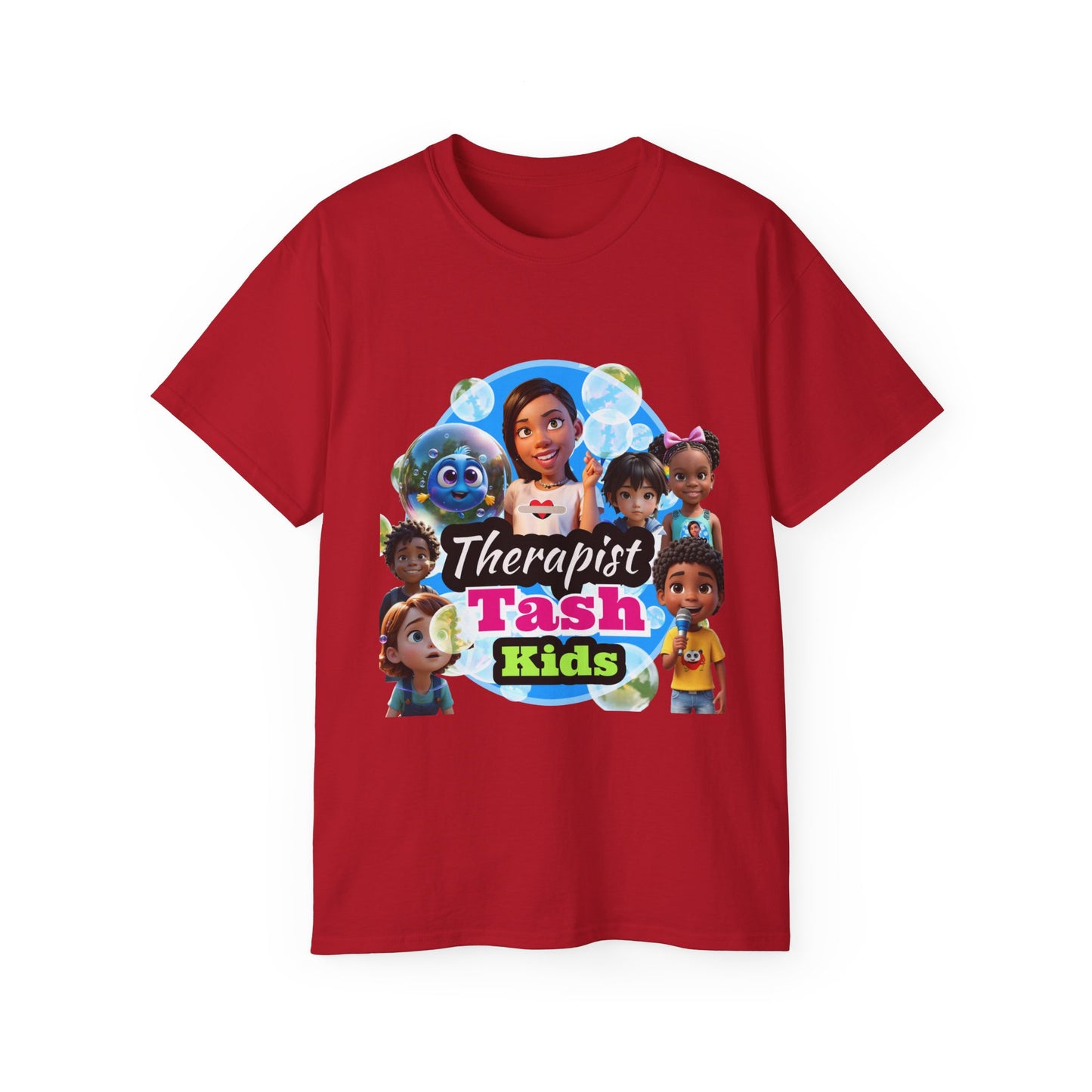 "Therapist Tash Kids" with Friends - Adult T-Shirt