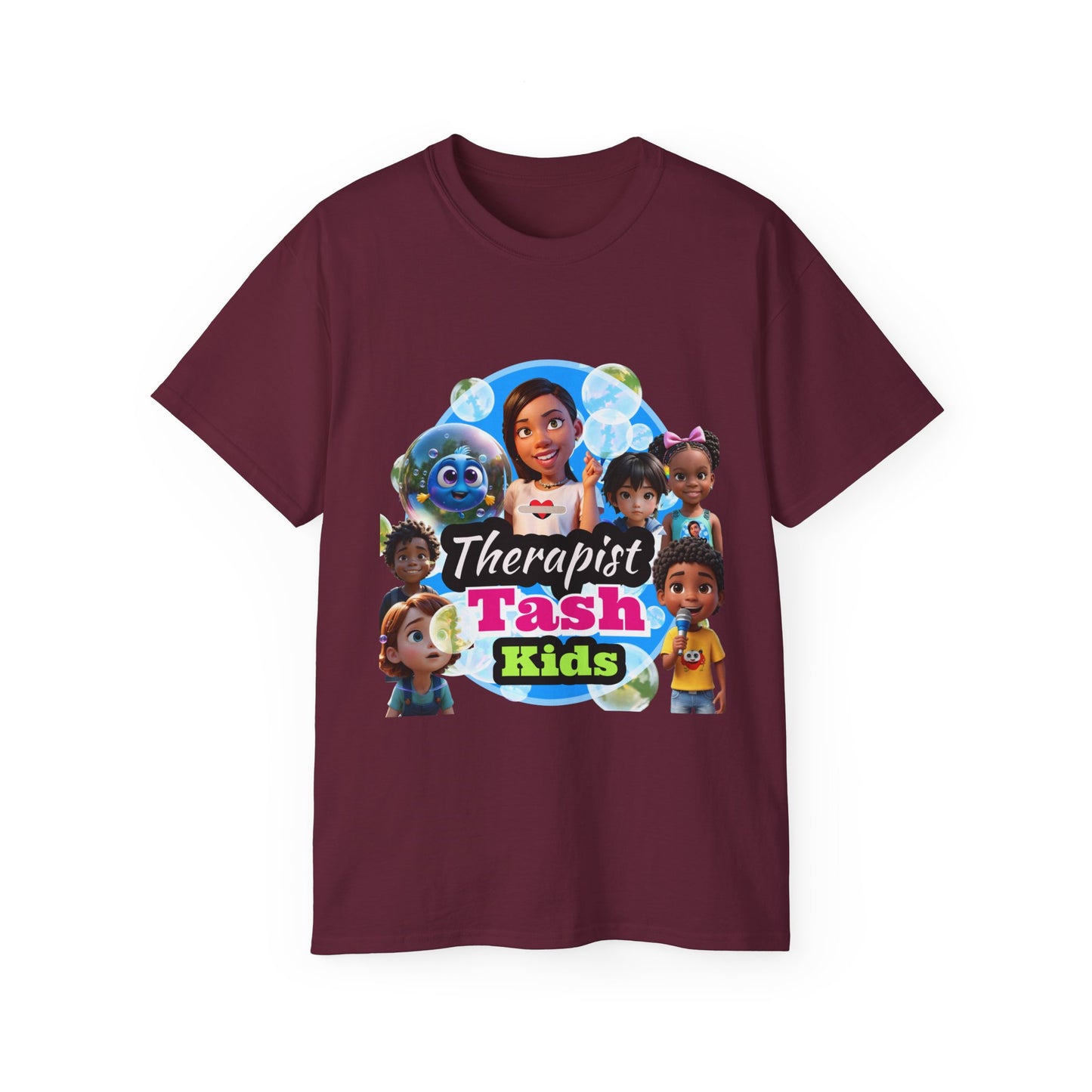 "Therapist Tash Kids" with Friends - Adult T-Shirt