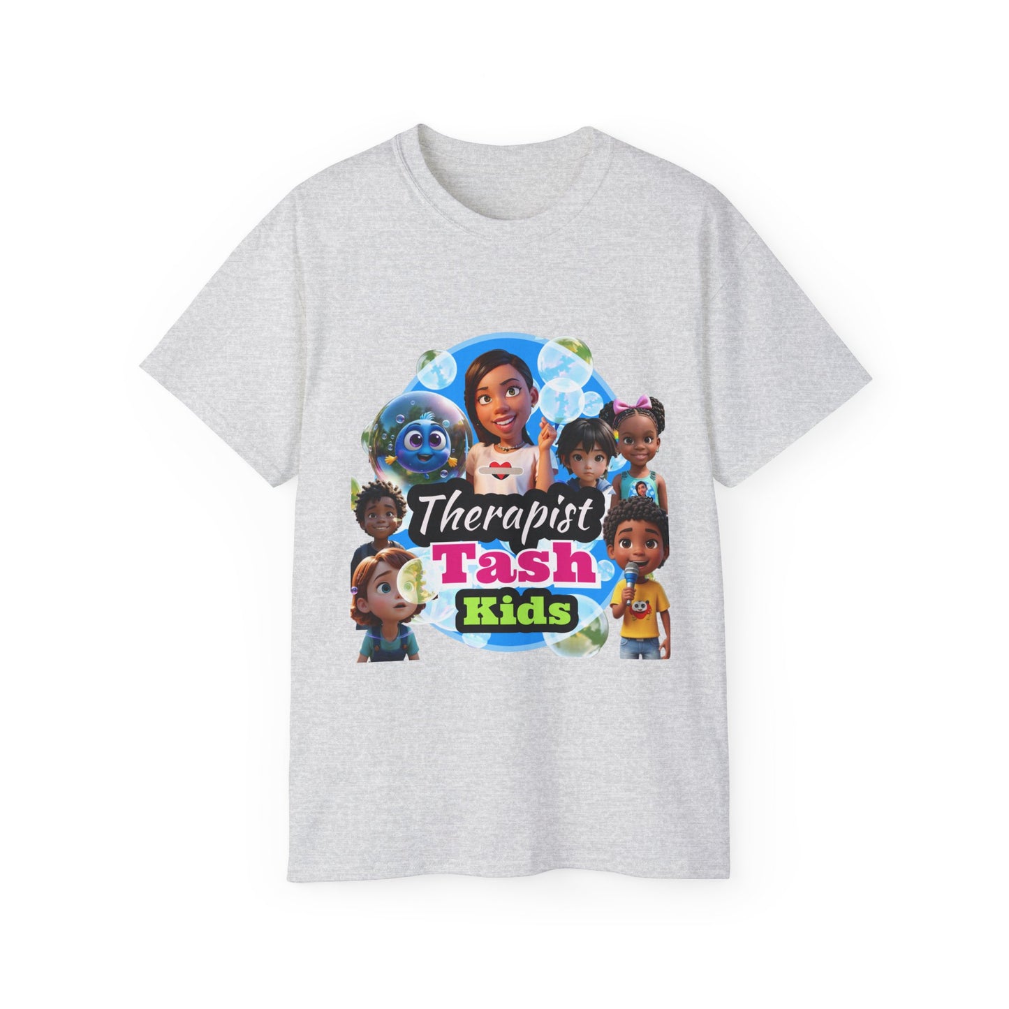 "Therapist Tash Kids" with Friends - Adult T-Shirt
