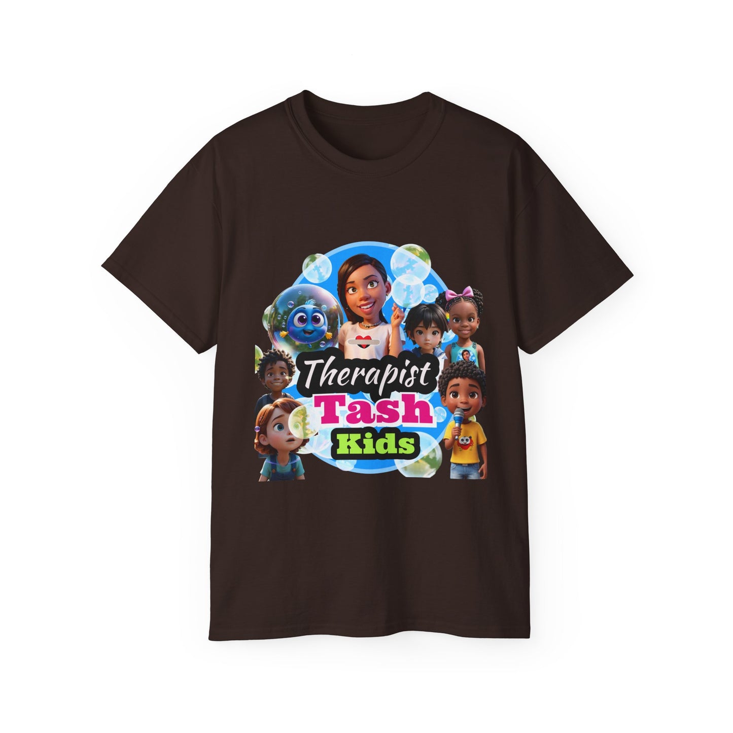"Therapist Tash Kids" with Friends - Adult T-Shirt