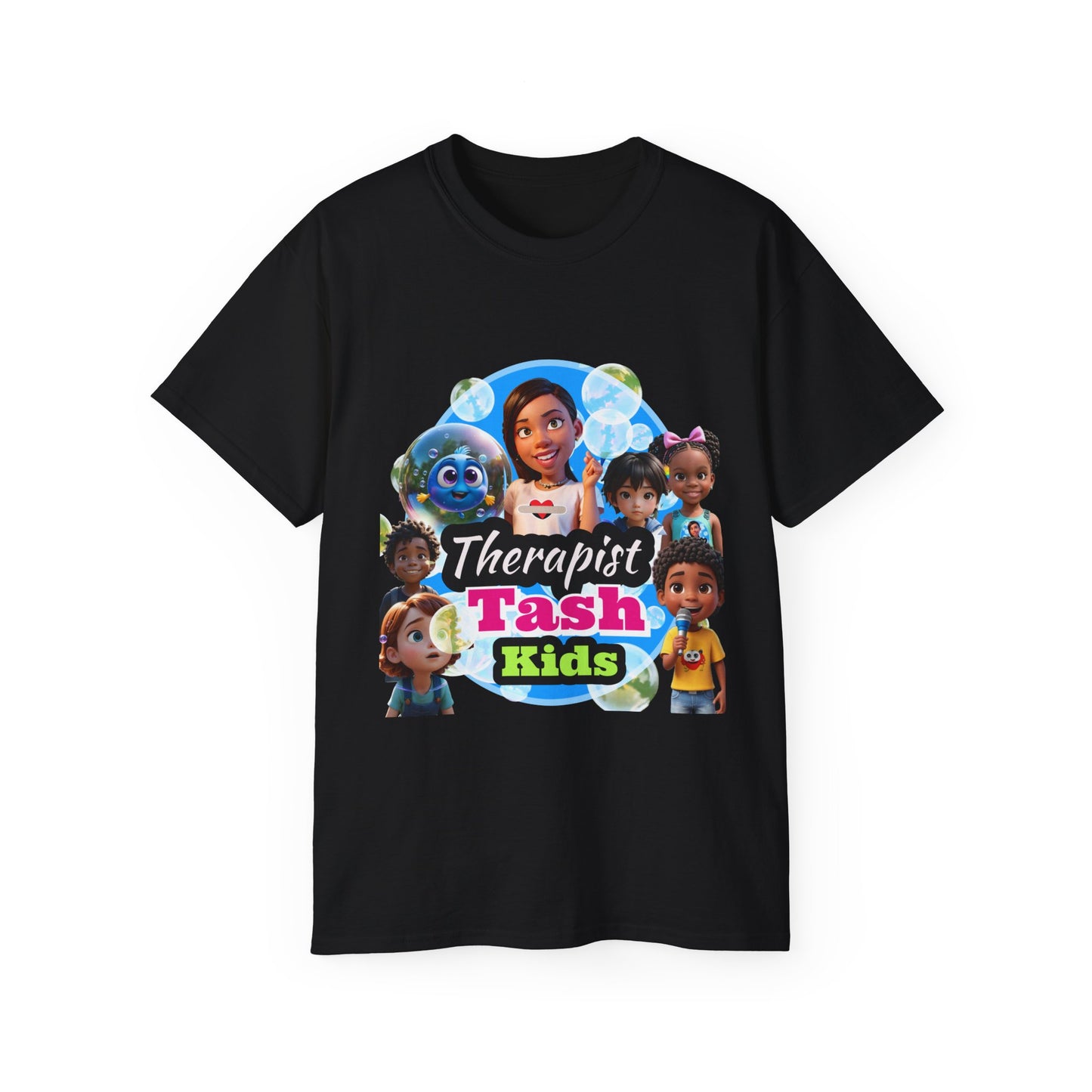 "Therapist Tash Kids" with Friends - Adult T-Shirt